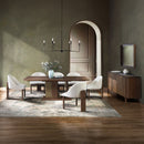 Ouida - Dining Table - Brown & Gold