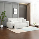 Jaya - Power Motion Sofa With Sleeper & USB Port - Mondo Gray Corduroy