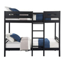 Ekko - Twin Over Twin Bunk Bed - Black