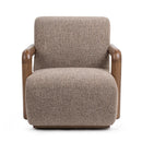 Welson - Swivel Accent Chair - Warm Mocha
