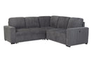 U2660 - Sectional Without Chaise And Without Pull Out Sofa Bed - Gray