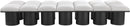 Pavilion - 14 Piece Modular Bench With Black Base