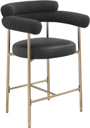 Blake - Counter Stool With Bronze Legs (Set of 2)