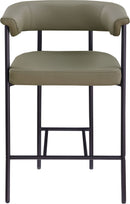 Malin - Faux Leather Counter Stool (Set of 2)