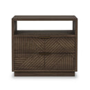 Santa - 2-Drawer Nightstand - Toasted Brown