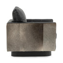 Lathe - Leather/Hide Accent Chair
