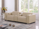 1208 - Dual Power Reclining Console Loveseat