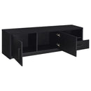 Murray - 70" 2-Door TV Stand Media Console - Black