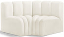 Arc - Velvet 2 Piece Modular Sofa