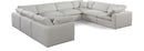 Comfy - 8 Piece Linen Modular Sectional