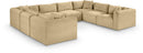 Shaggy - 8 Piece Modular U-Shaped Sectional