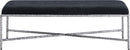 Valley - Bench With Silver Frame