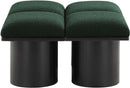 Pavilion - 4 Piece Modular Bench With Black Base