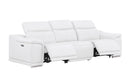 2679 - Power Reclining Sofa, Console Loveseat & Chair Set In Genuine Leather (5 Recliners)