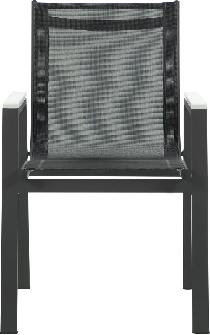 Nizuc - Outdoor Patio Dining Arm Chair (Set of 2) - Black