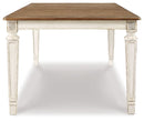 Realyn - Rectangular Dining Room Extension Table - Chipped White