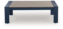 East Beach - Blue - Rectangular Cocktail Table