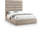 Adam - Linen Fabric Bed With 70.5" Headboard