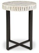 Crewridge - Accent Table - Black / Cream