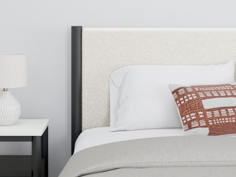 Cadmori - Upholstered Panel Bed