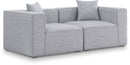 Cube - Linen Modular 2 Seat Sofa