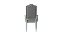 House Marchese - Arm Chair (Set of 2) - Two Tone Gray Fabric & Pearl Gray