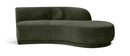 Avra - 86" Velvet Performance Fabric Upholstered Sofa