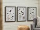 Honslow - Wall Art Set (Set of 3) - Brown / Black / White