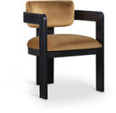 Sacha - Velvet Dining Chair With Black Base (Set of 2)