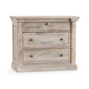 Adelaide - 3 Drawer Nightstand - Natural Cream Wash