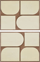 Icon - Mango Wood 2 Piece Wall Art