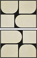 Icon - Mango Wood 2 Piece Wall Art
