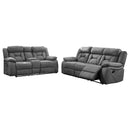 Higgins - Upholstered Motion Reclining Sofa Set