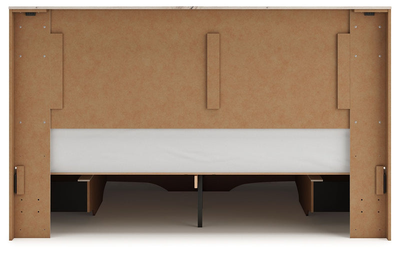 Lawroy - Panel Bed With Storage