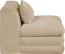 Stellar - Chenille Fabric Upholstered Modular Armless Chair
