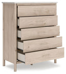 Cadmori - Five Drawer Wide Chest - Two-Tone