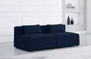 Cube - Linen Modular 2 Seat Armless Sofa