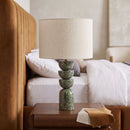 Opus - Linen Textured Fabric And Brass Table Lamp