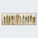 Mass - 72" x 24" Painting Art By Buddy Whitlock - Neutral