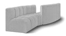 Arc - Boucle Fabric 4 Piece Sofa