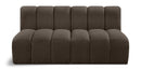 Arc - Boucle Fabric 2 Seats Modular Sofa