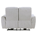 Eastre - Power Motion Loveseat With USB Port - Beige Chenille