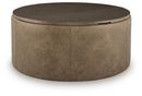 Bethanstone - Storage Ottoman - Warm Brown
