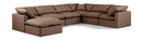 Indulge - Faux Leather 7 Piece Modular Sectional