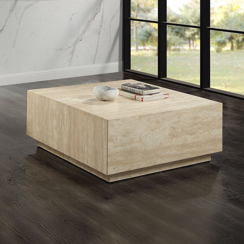 Deon - Coffee Table - Beige Marble