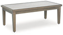 Rainier Ranch - Rectangular Cocktail Table - Brown / Beige