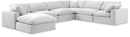 Comfy - 7 Piece Velvet Modular Sectional With Chaise