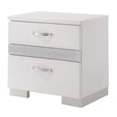 Naima II - Nightstand - White High Gloss