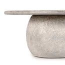 Britney - Outdoor Round Coffee Table - Light Gray