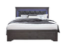 Pompei - Full Bed With LED - Gray
